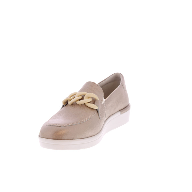 Solidus mocassins et loafers rose gold 3