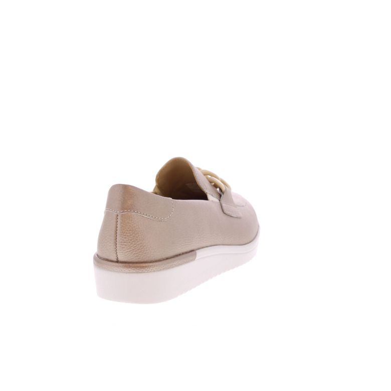 Solidus mocassins et loafers rose gold 4