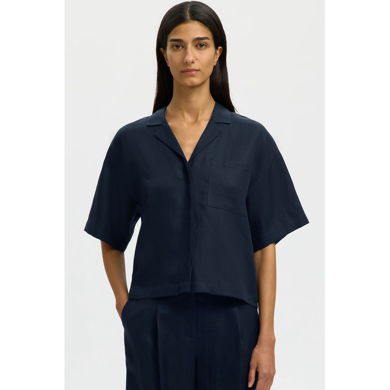Selected Femme bluse blau 2