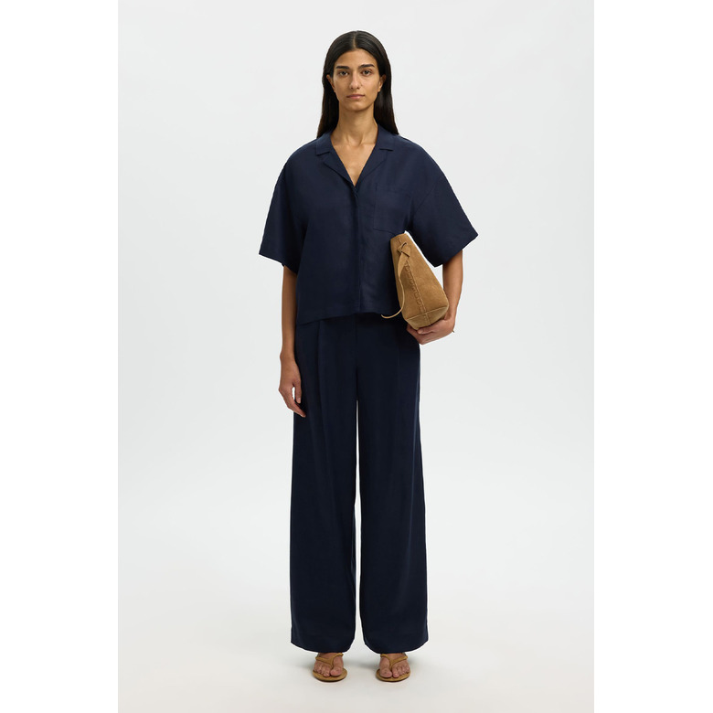 Selected Femme pantalon bleu 2