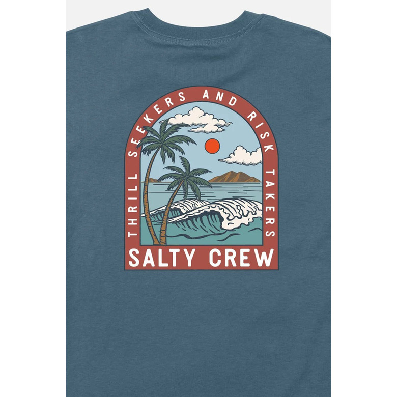 Salty Crew t-shirt bleu 2