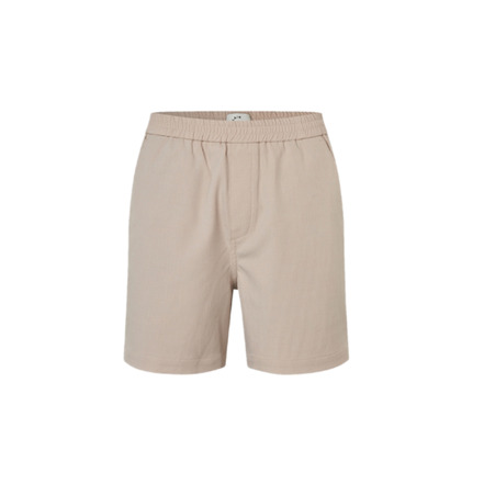 Plain short beige