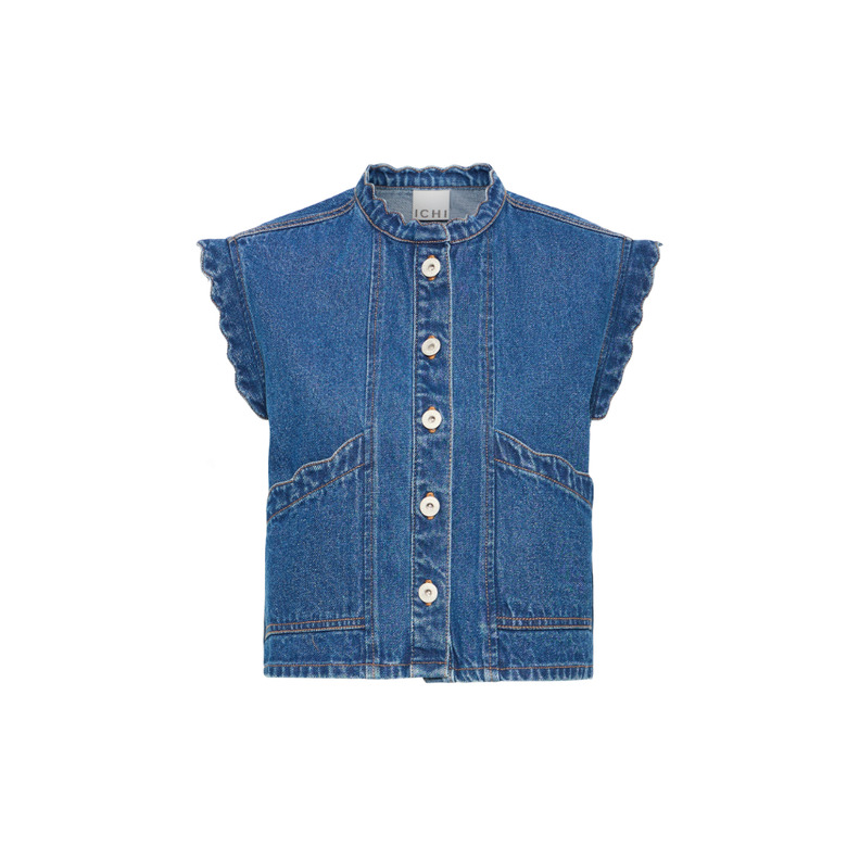 Ichi chemisier bleu 1