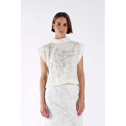 Julia June blouse ecru
