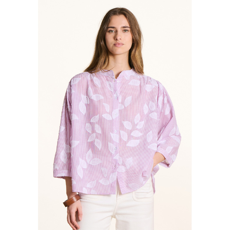 La Fee Maraboutee chemisier rose 2