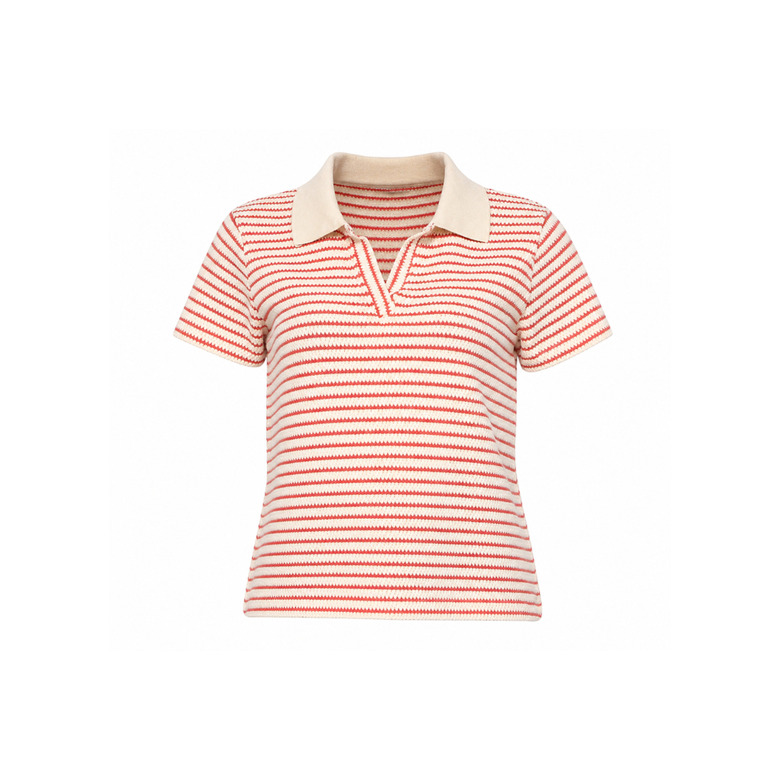 La Fee Maraboutee polo orange 1