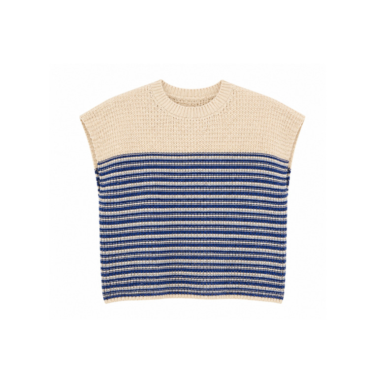 La Fee Maraboutee pull bleu 1