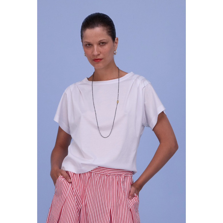 Nathalie Vleeschouwer t-shirt blanc 2
