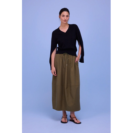 Nathalie Vleeschouwer jupe vert