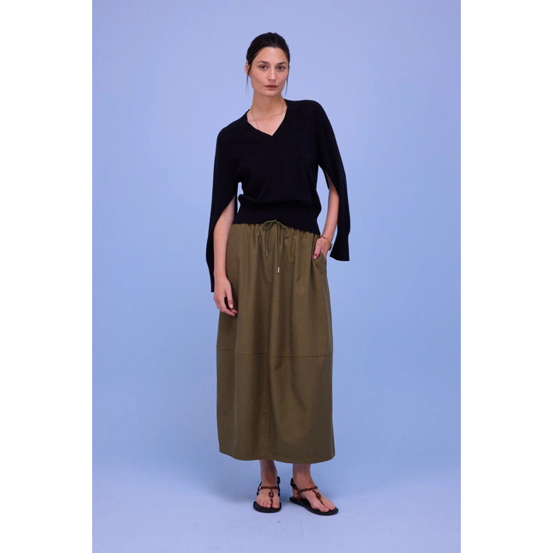 Nathalie Vleeschouwer jupe vert 2