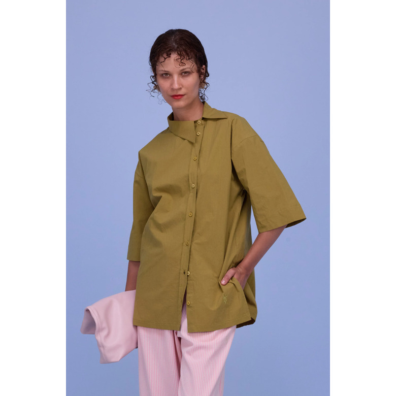 Nathalie Vleeschouwer chemise vert 2