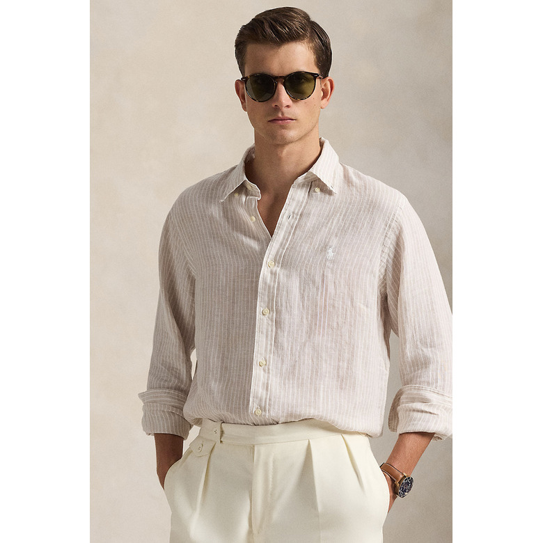 Ralph Lauren hemd beige 2