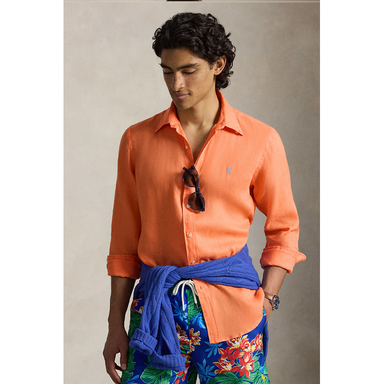 Ralph Lauren hemd oranje 2