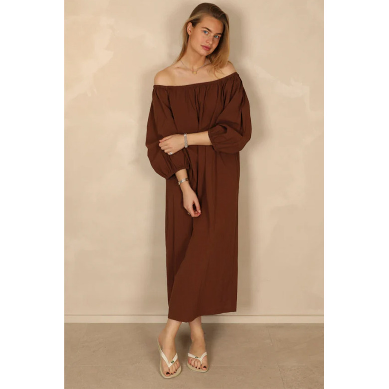 Shades jurk bruin 2