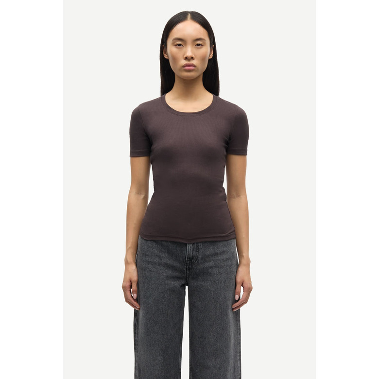 Samsoe&samsoe t-shirt bruin 2