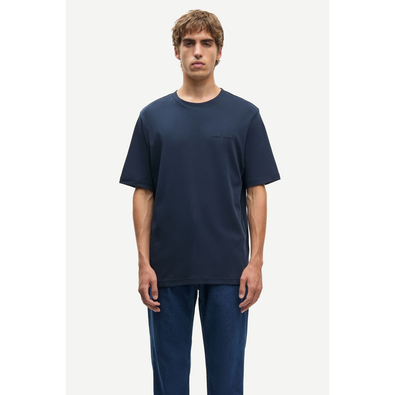 Samsoe&samsoe t-shirt blauw 2