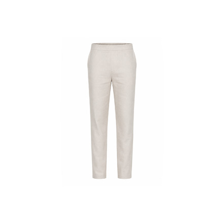 Plain hose 34 inch ecru