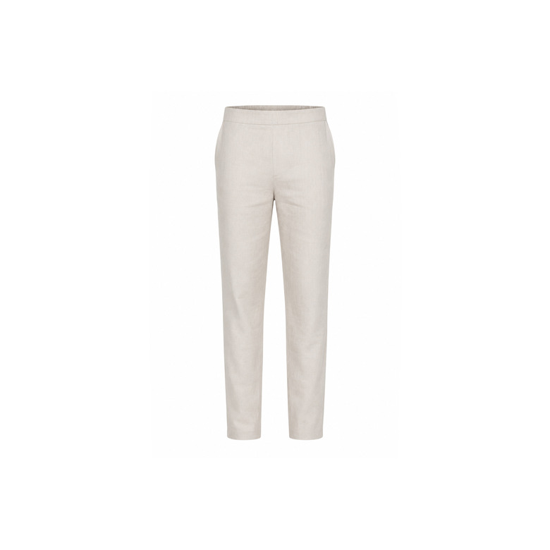 Plain hose 34 inch ecru 1