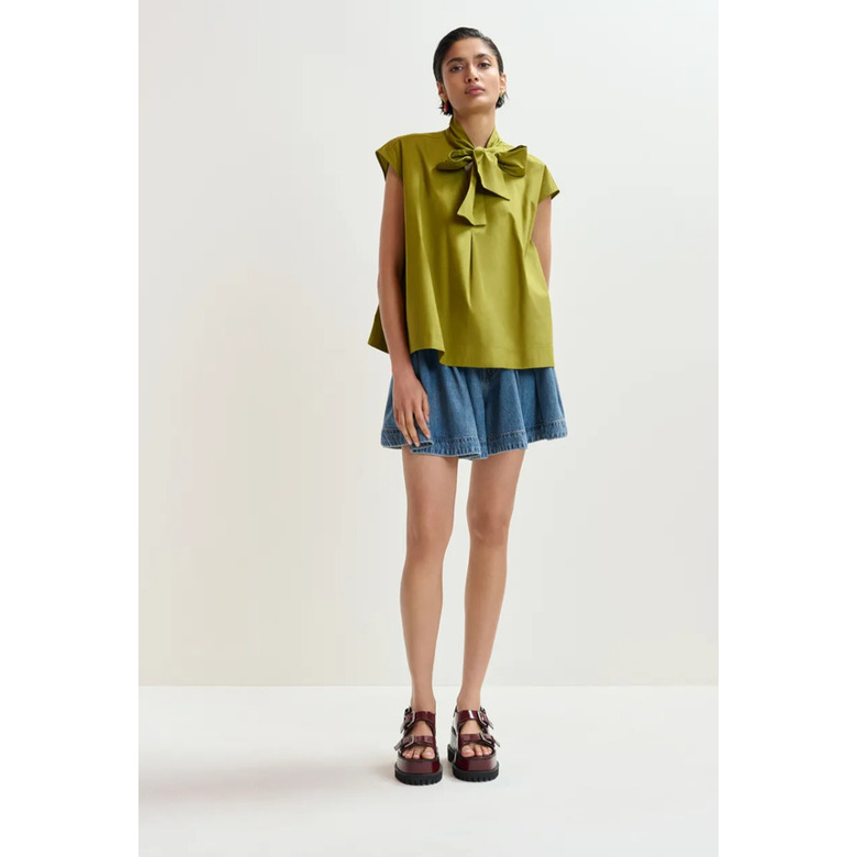 Essentiel blouse green 2