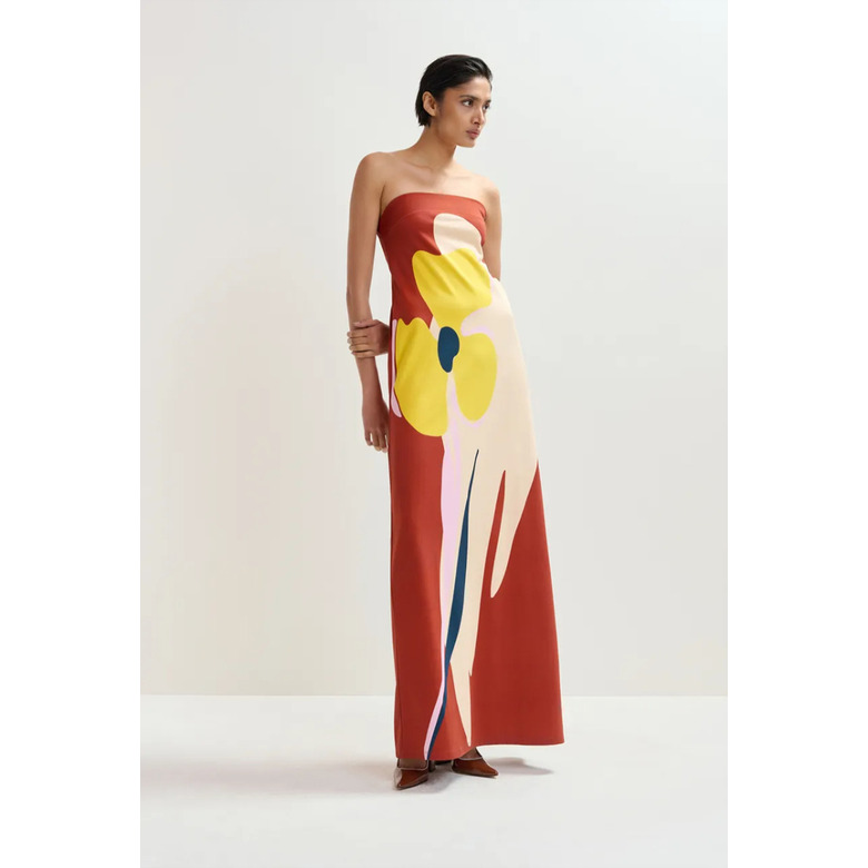 Essentiel dress bordeaux 2