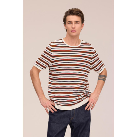 Nn.07 t-shirt bordeaux