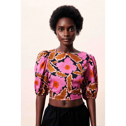 Frnch blouse roze