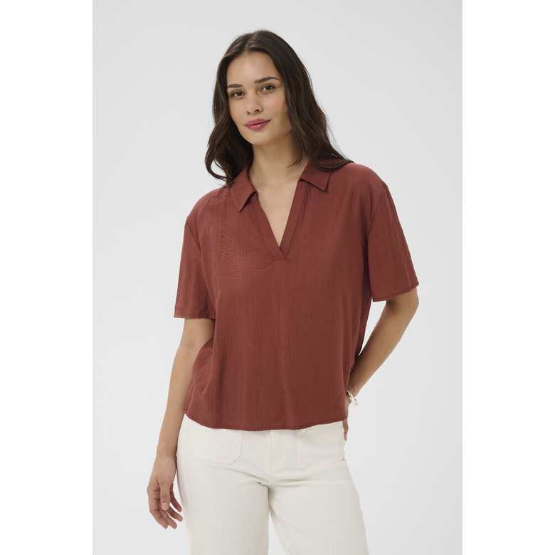 Kaffe bluse braun 2