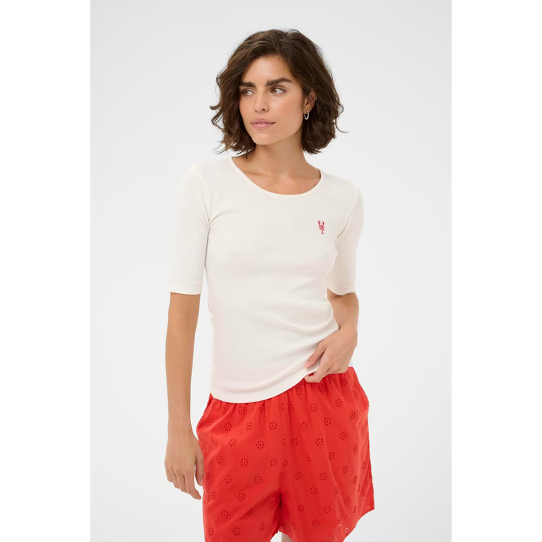 Kaffe t-shirt ecru 2