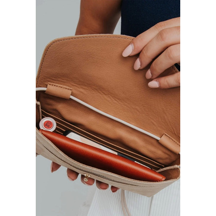 Ann Kurz crossbody pink