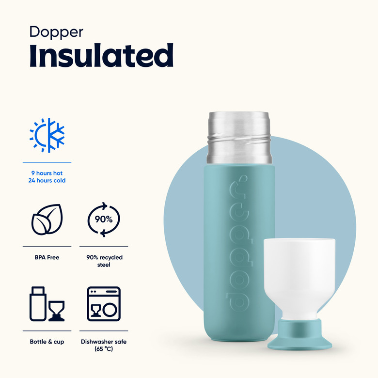 Dopper gourde bleu 5