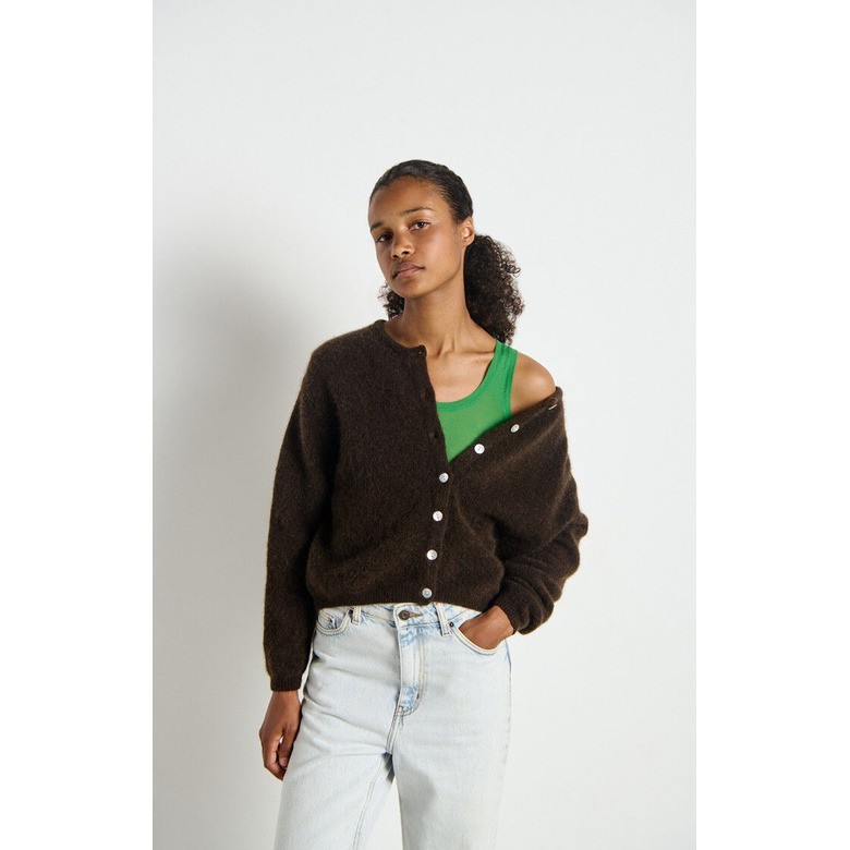 American Vintage cardigan brown 2