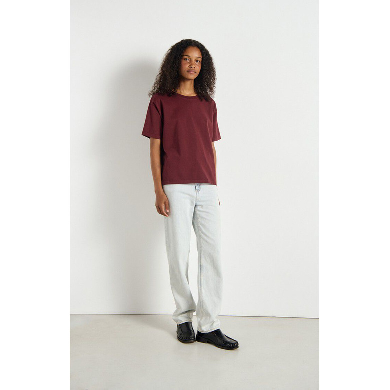 American Vintage t-shirt bordeaux 2
