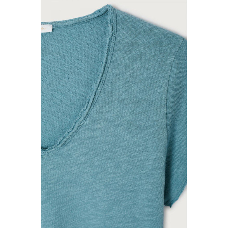 American Vintage t-shirt bleu 2