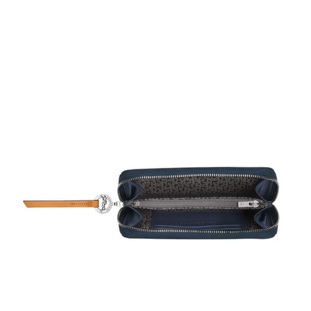 Longchamp portefeuille blauw