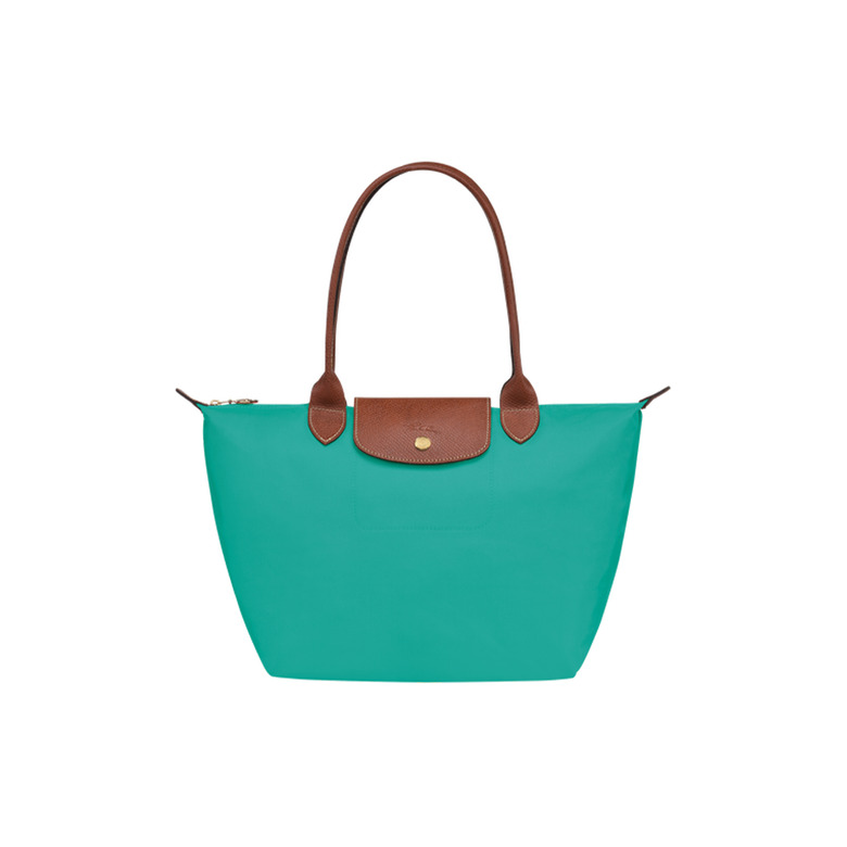 Longchamp shopper turquoise 1