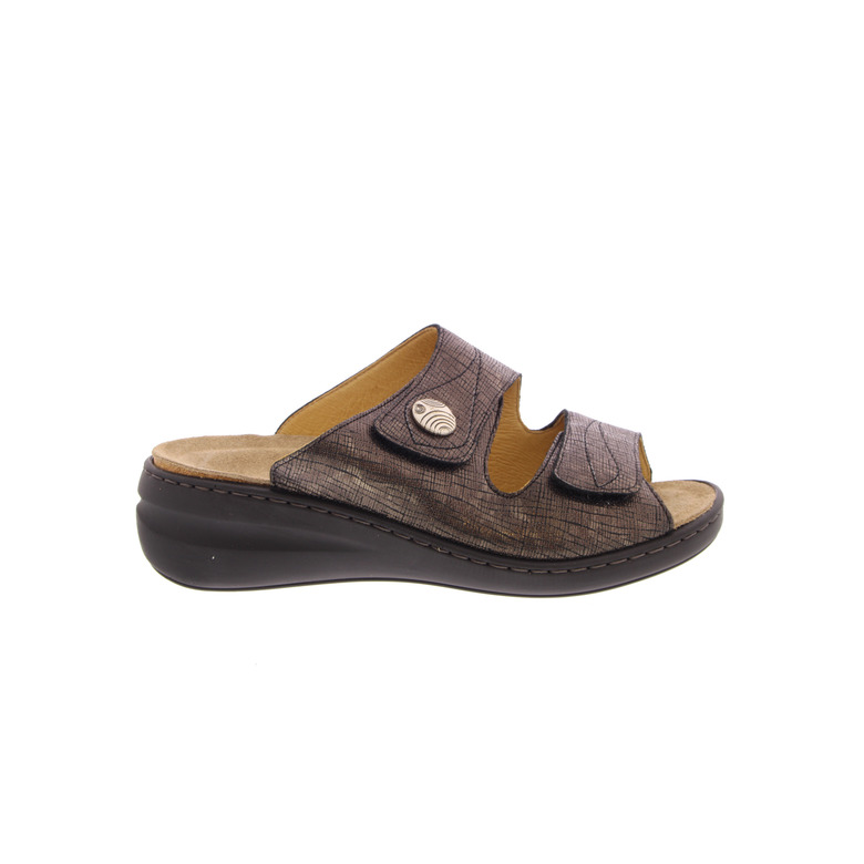 Solidus thong slippers brown 1