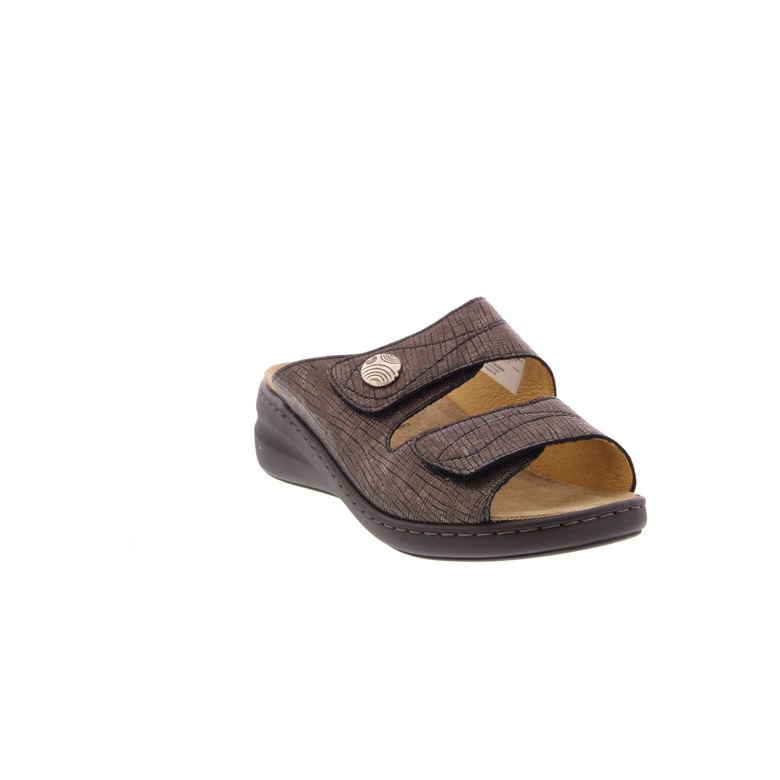Solidus thong slippers brown 2