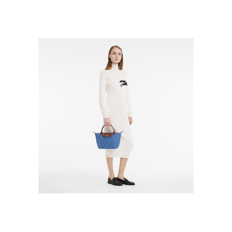 Longchamp handbag blue 2