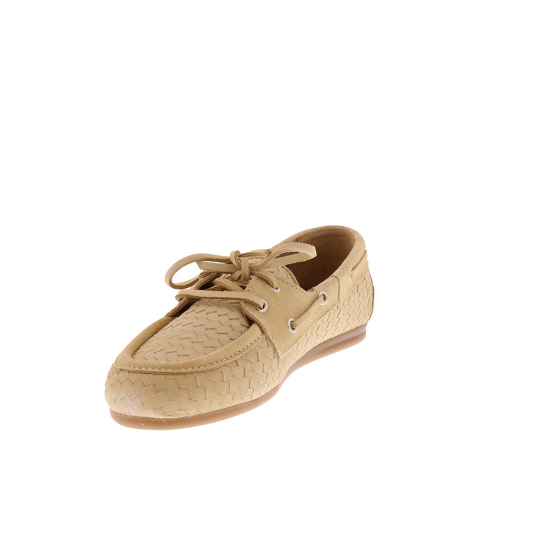 Posa chaussures bateau beige 3
