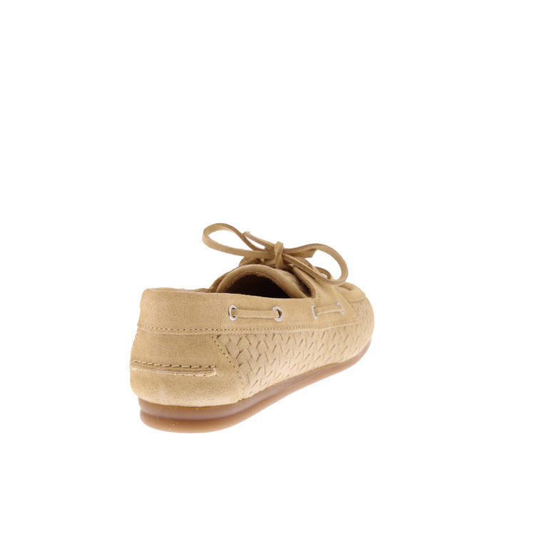 Posa chaussures bateau beige 4