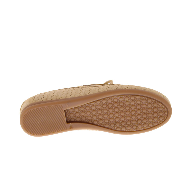 Posa chaussures bateau beige 5