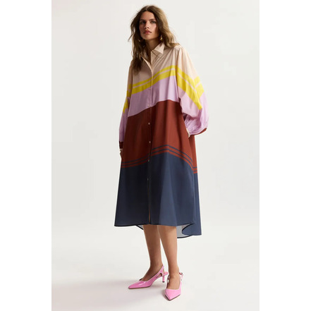 Essentiel jurk multi color