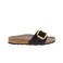 Birkenstock slippers zwart 1