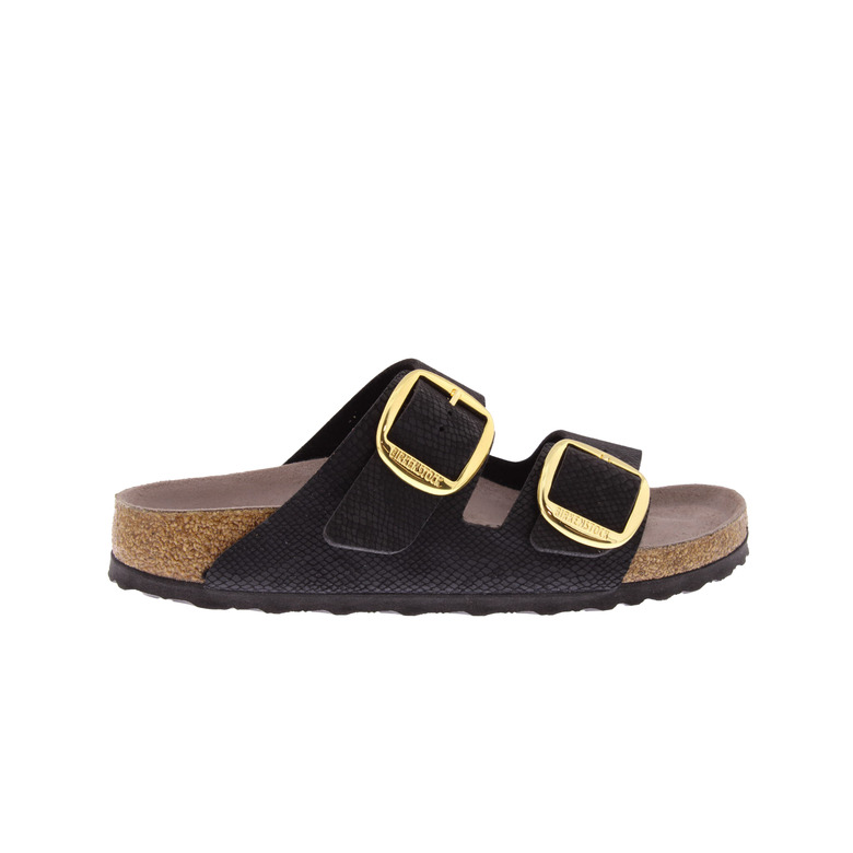 Birkenstock slippers zwart 1