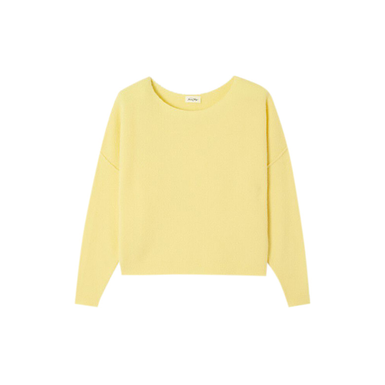American Vintage pull jaune 1