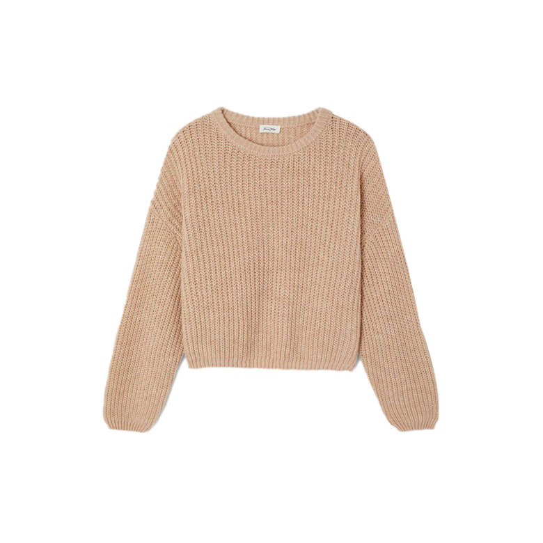 American Vintage pull beige 1
