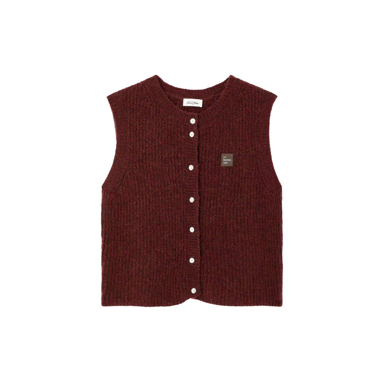 American Vintage cardigan bordeaux 1