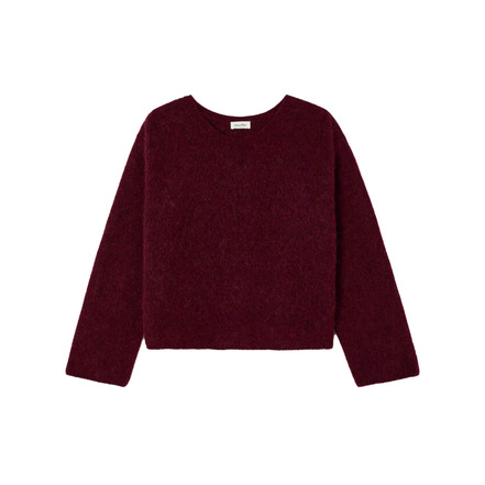 American Vintage pull bordeaux