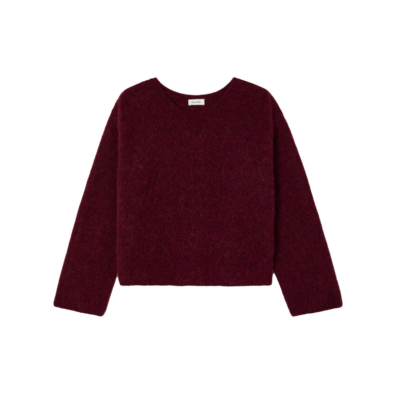 American Vintage pull bordeaux 1