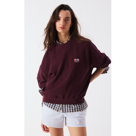 American Vintage sweater bordeaux